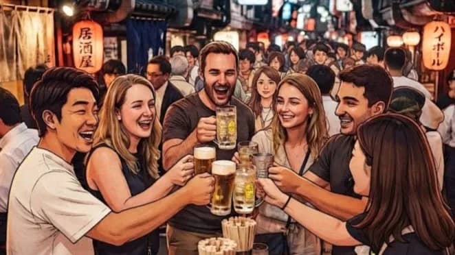 🗼Tokyo Izakaya & Sake Pub Crawl 🍶🍻 – Free Shots & Meet New People! 東京 はしご酒ツアー