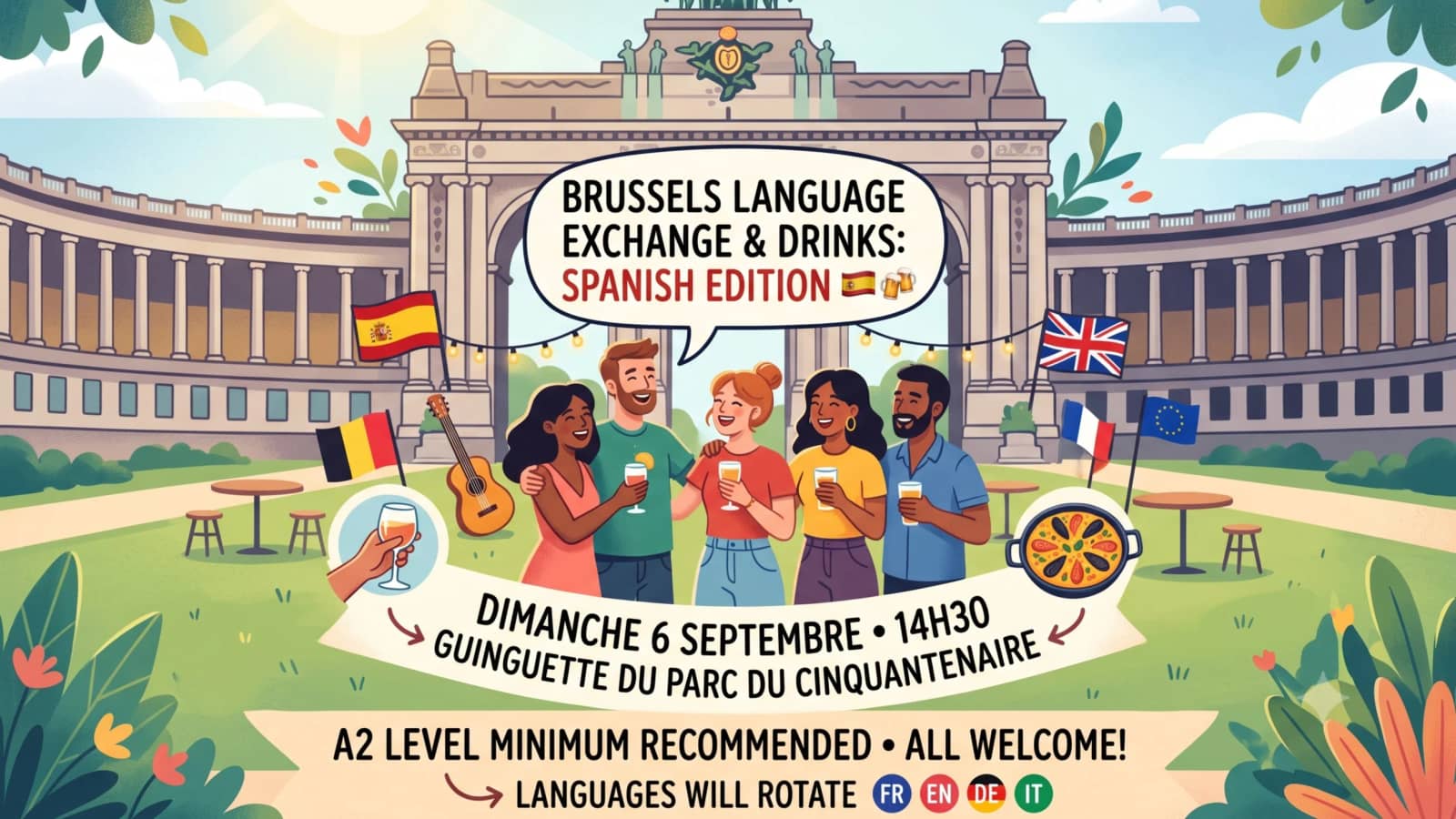 Brussels Language Exchange & Drinks: Spanish Edition🍻