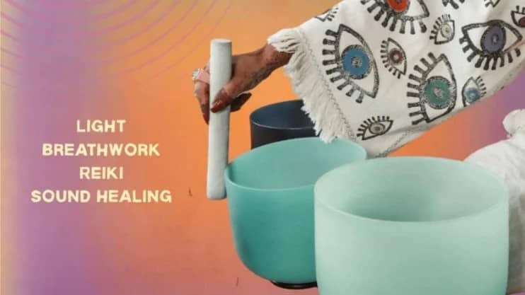 RSVP through Sweatpals: Sound Healing | $33.00/each