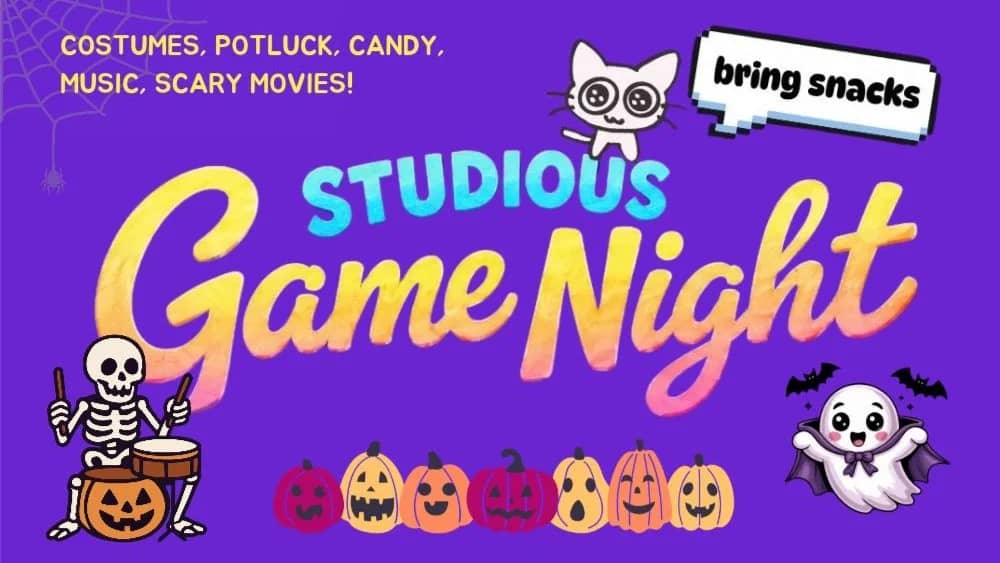 Studious Halloween Game Night