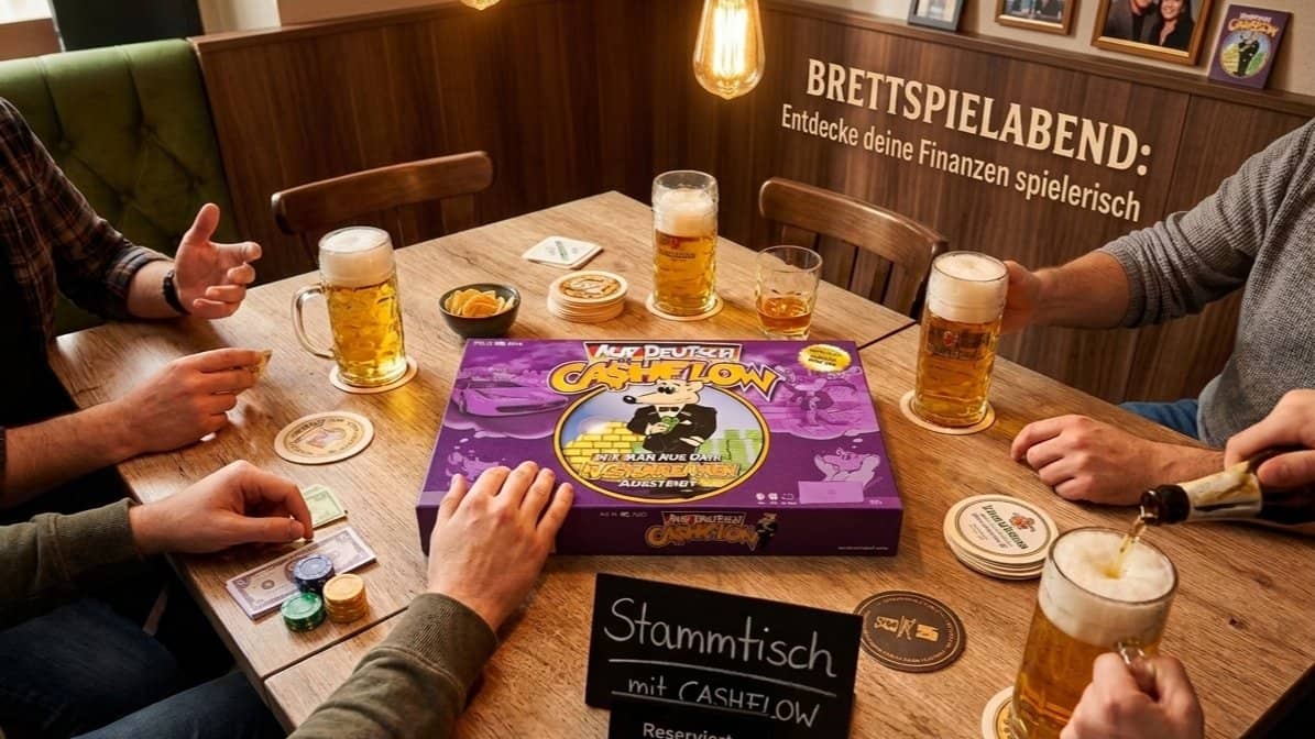 Cashflow Spiel am Aktienstammtisch: Raus aus dem Hamsterrad & rein ins Leben