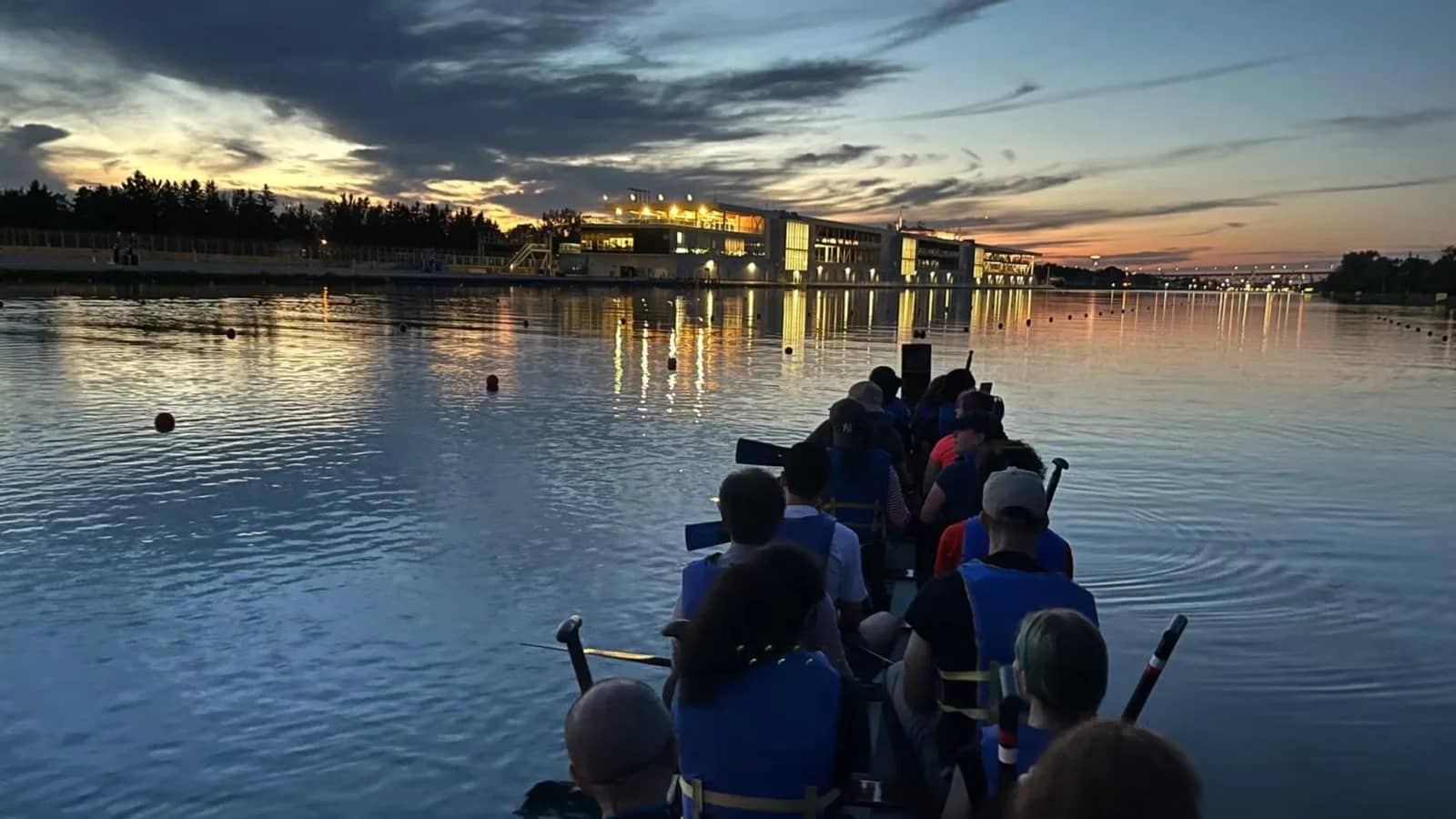 Dragon boating at Olympic Basin