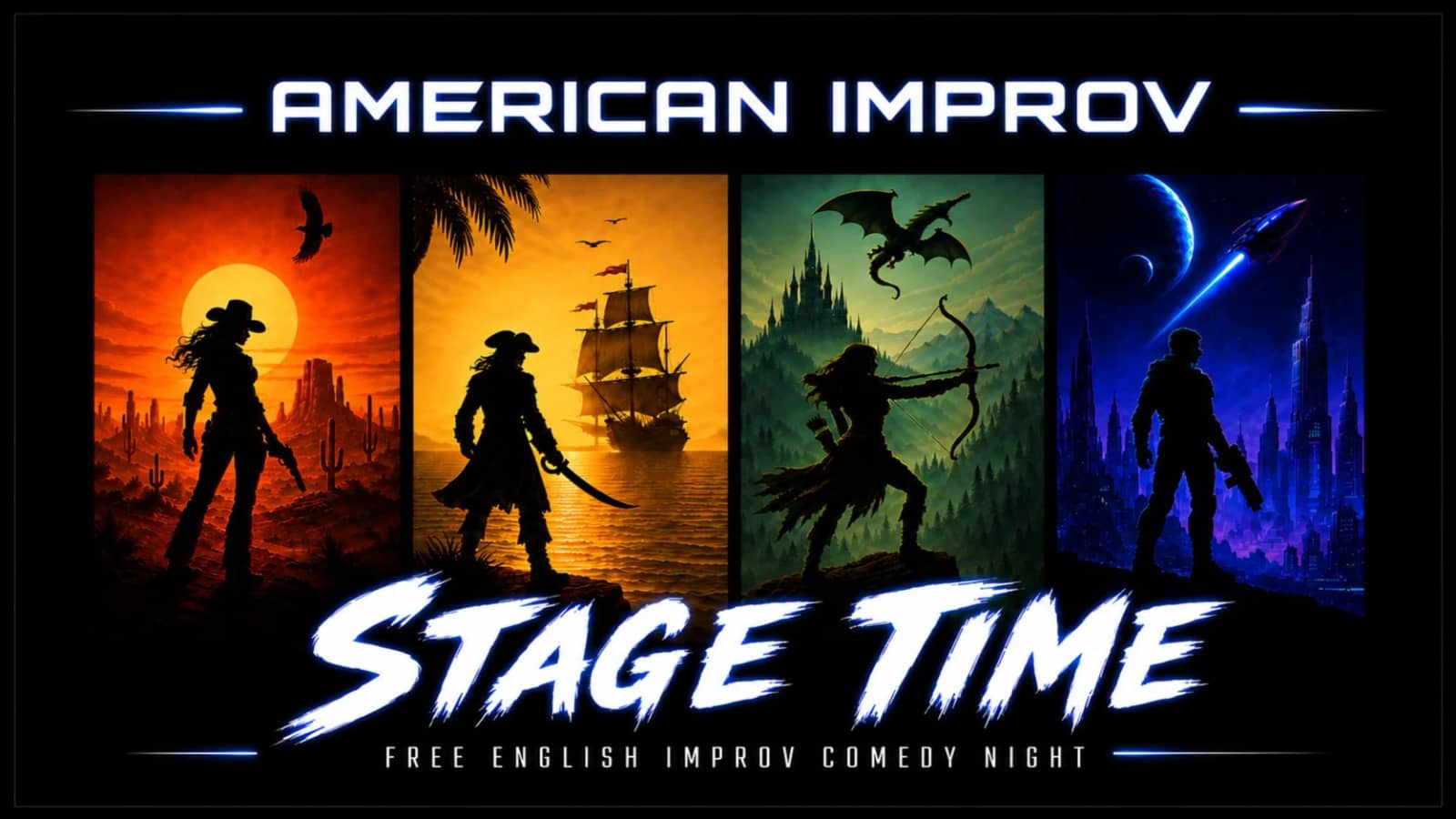 American Improv Stage Time - Free English Comedy Night
