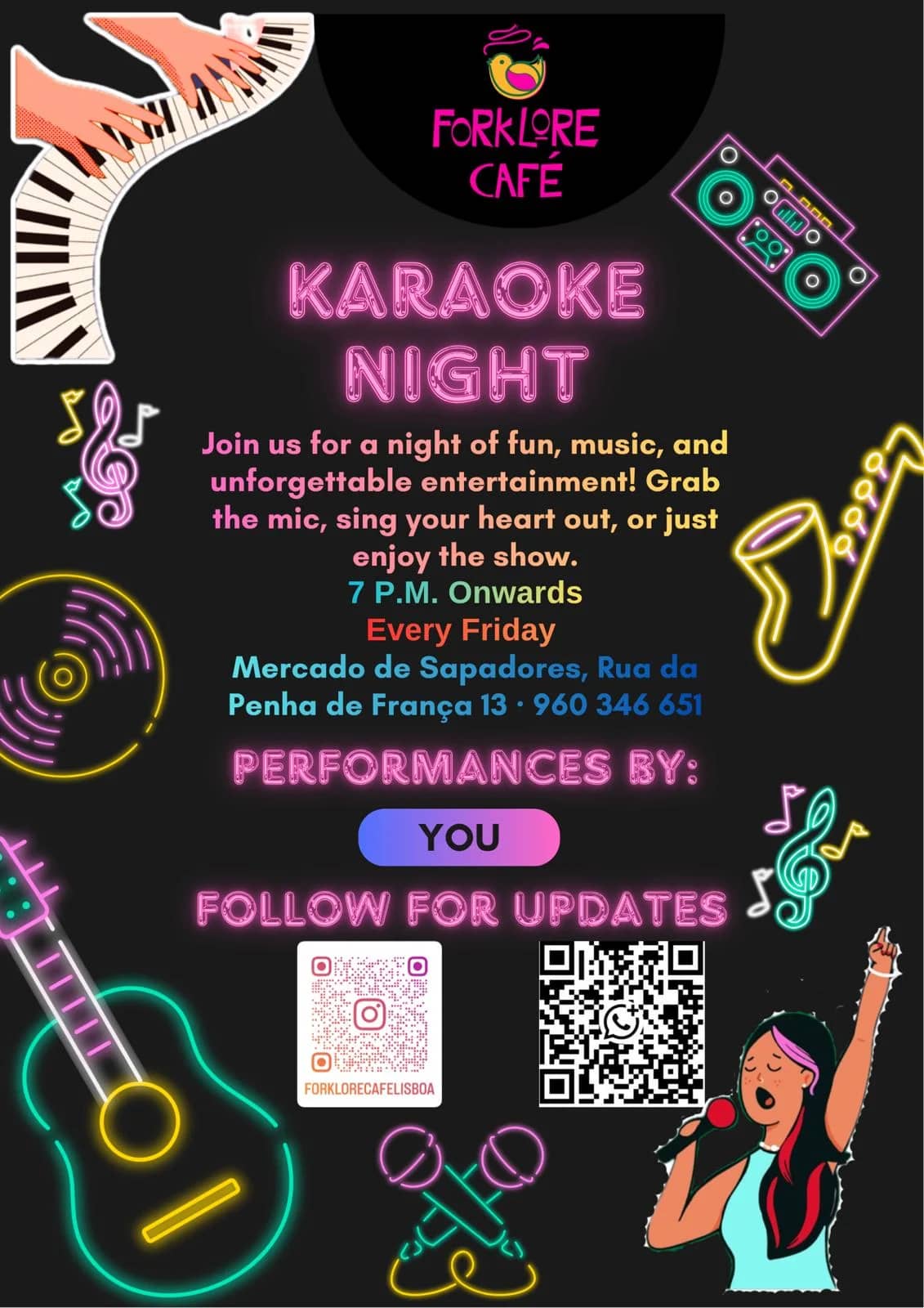 🎤 Karaoke Night at ForkLore Café!