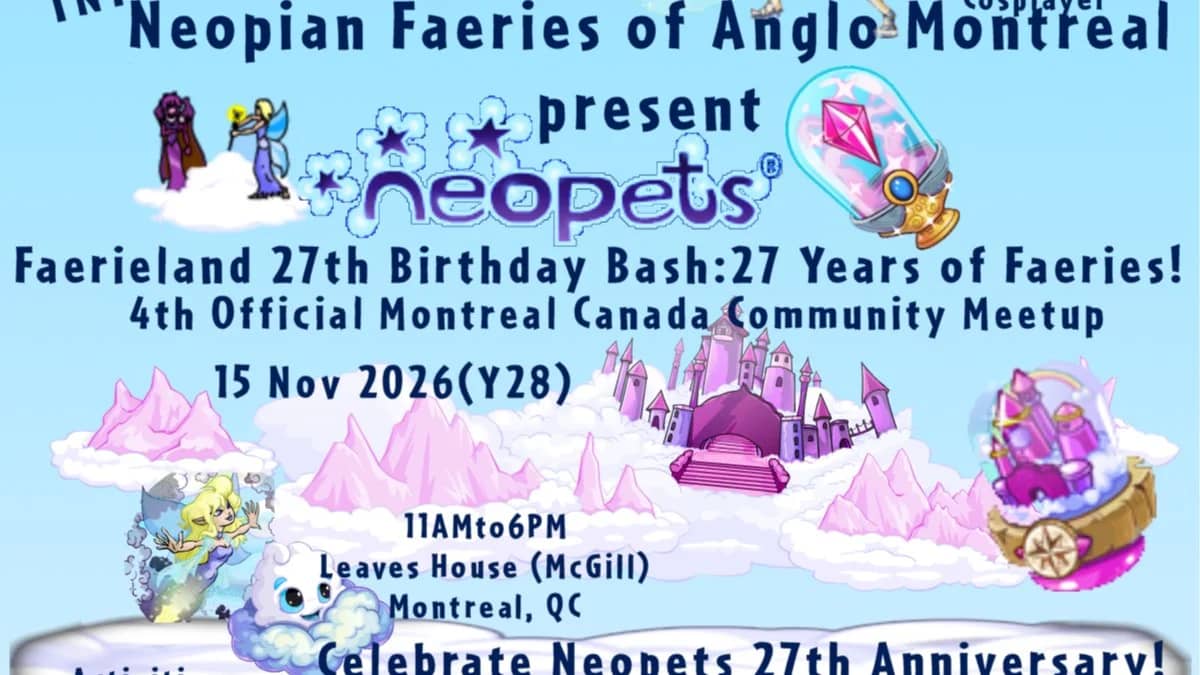 Official Neopets Faerieland 27th Birthday Bash: 27 Years of Faeries!