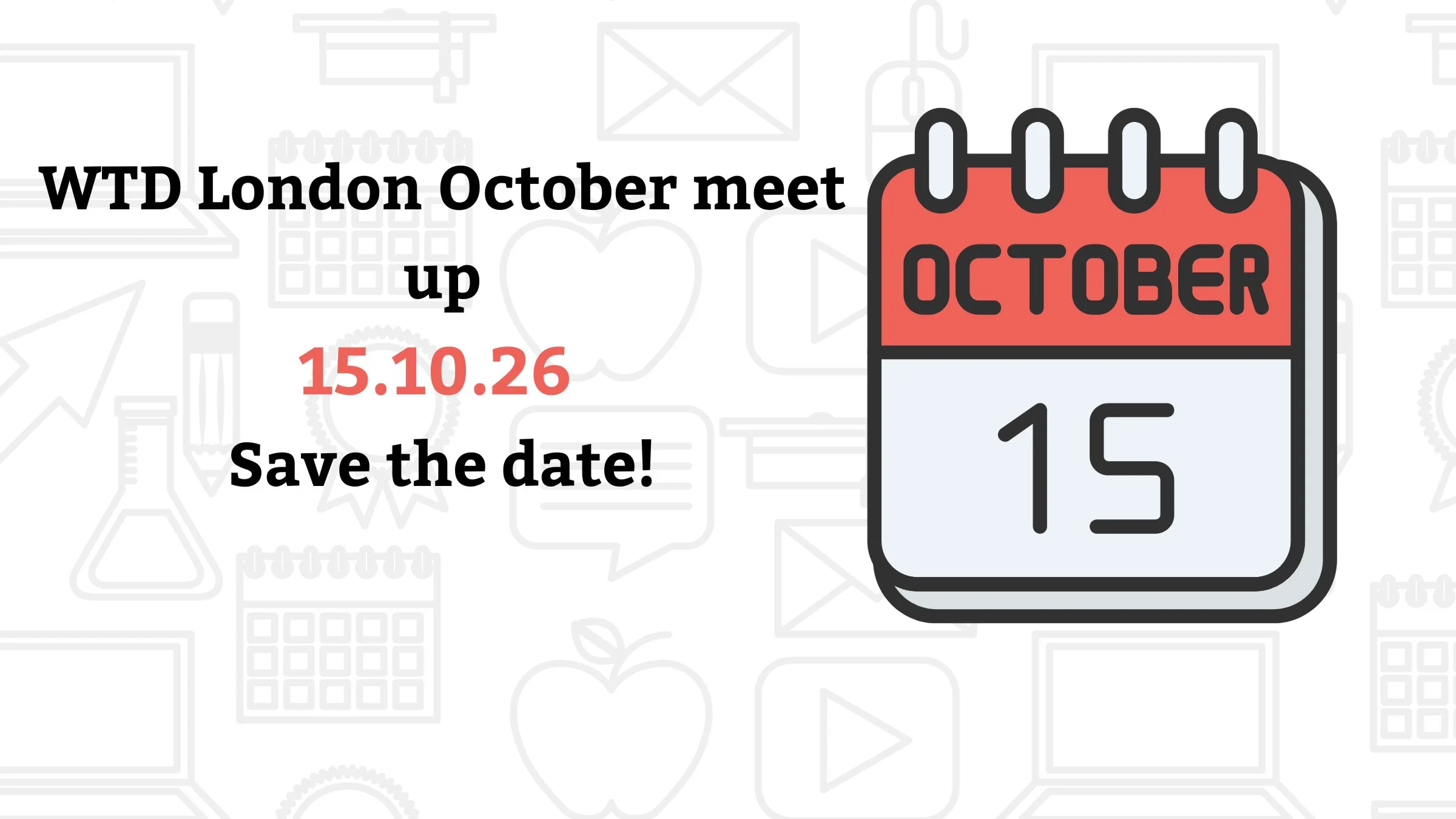 Write The Docs London October event