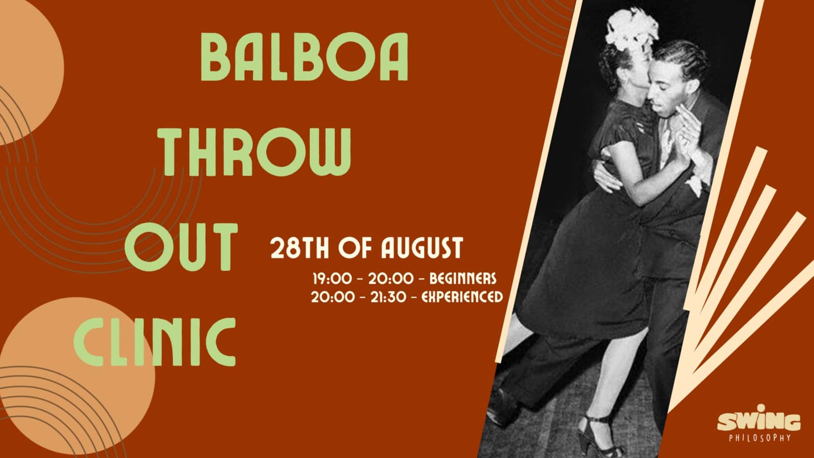 Balboa Throw-outs - Swing Summer themed Workshop