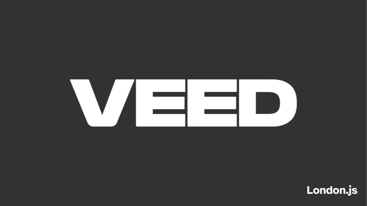 London.js at VEED.IO on Wednesday 28th October 2026