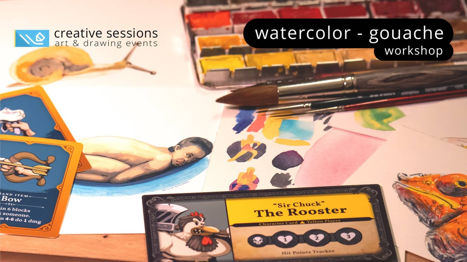 Watercolor - Gouache Workshop