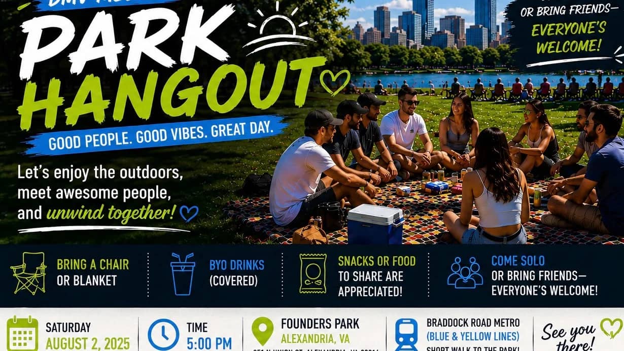 🎉 Laid Back Sunday at Founders Park! 🌿☀️