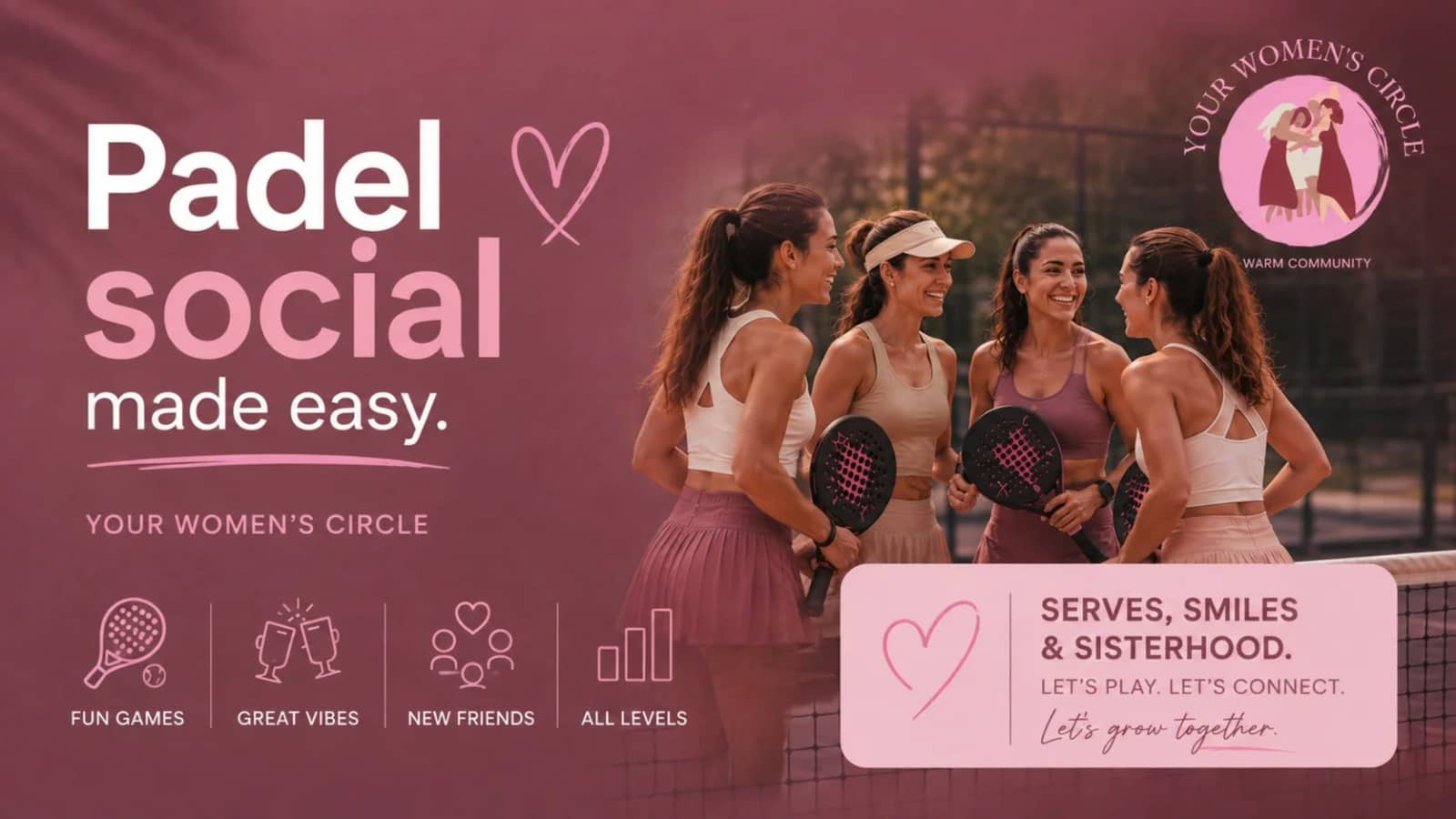 Padel Pretty: Cute fits, better serves (Racket & Balls Included)
