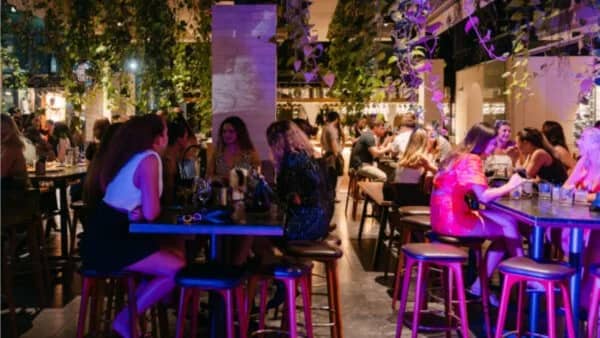 Drinks at Babylon Restaurant and Rooftop Bar