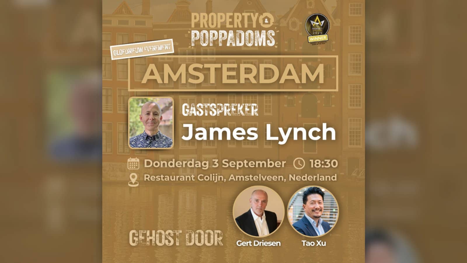 Property & Poppadoms Amsterdam: UK Property Investor Dinner