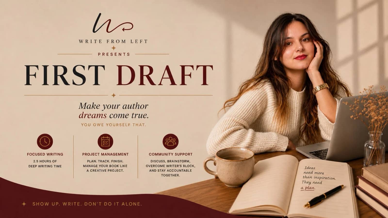 Writing Group Berlin ✍️ | FIRST DRAFT — Write Your Book Together