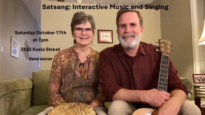 Satsang: Interactive Singing with Doug and Vickie MacArthur IN PERSON