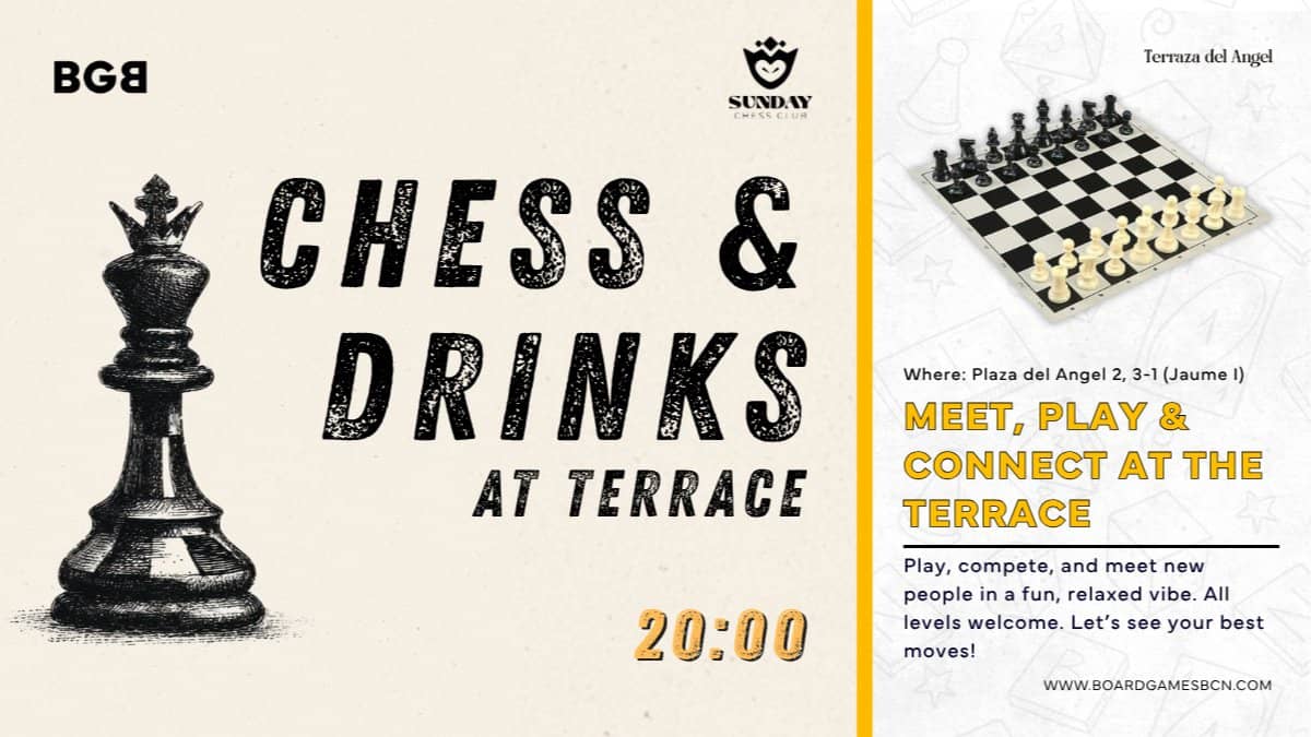 ♟️ Chess & Drinks at Terrace @Terraza del Ángel