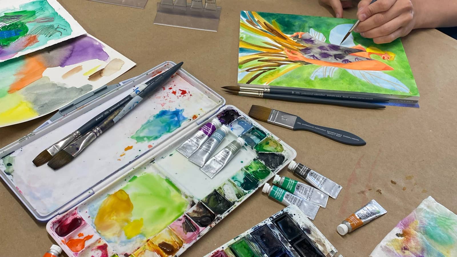 Adult Watercolour Class – A Colour Break with Ania Salmina