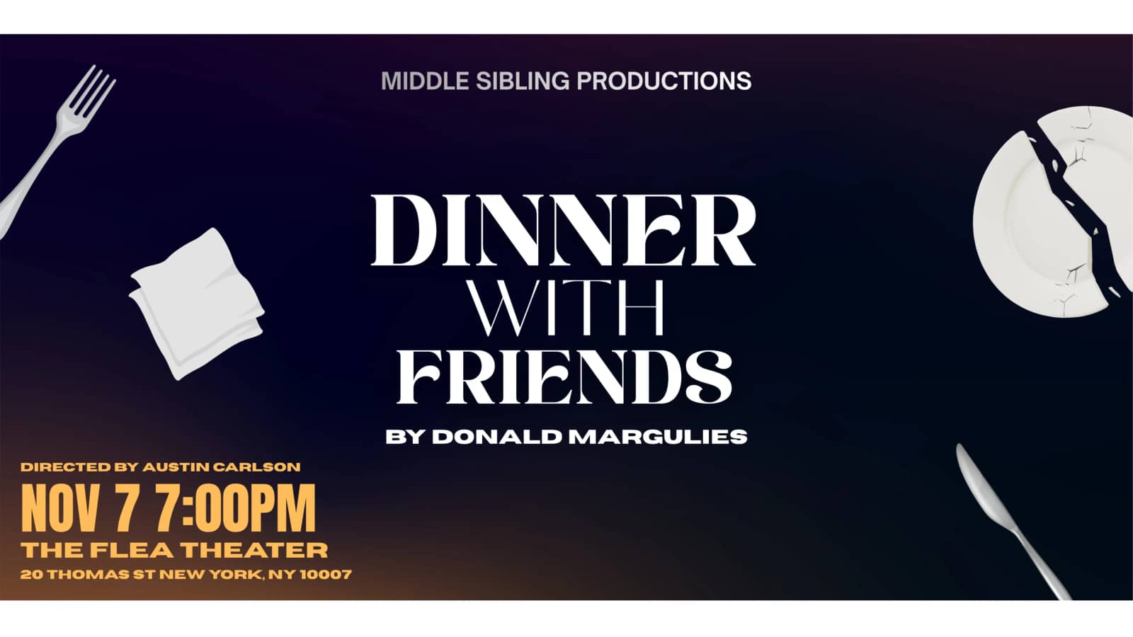 Staged Reading of Donald Margulies' Dinner With Friends