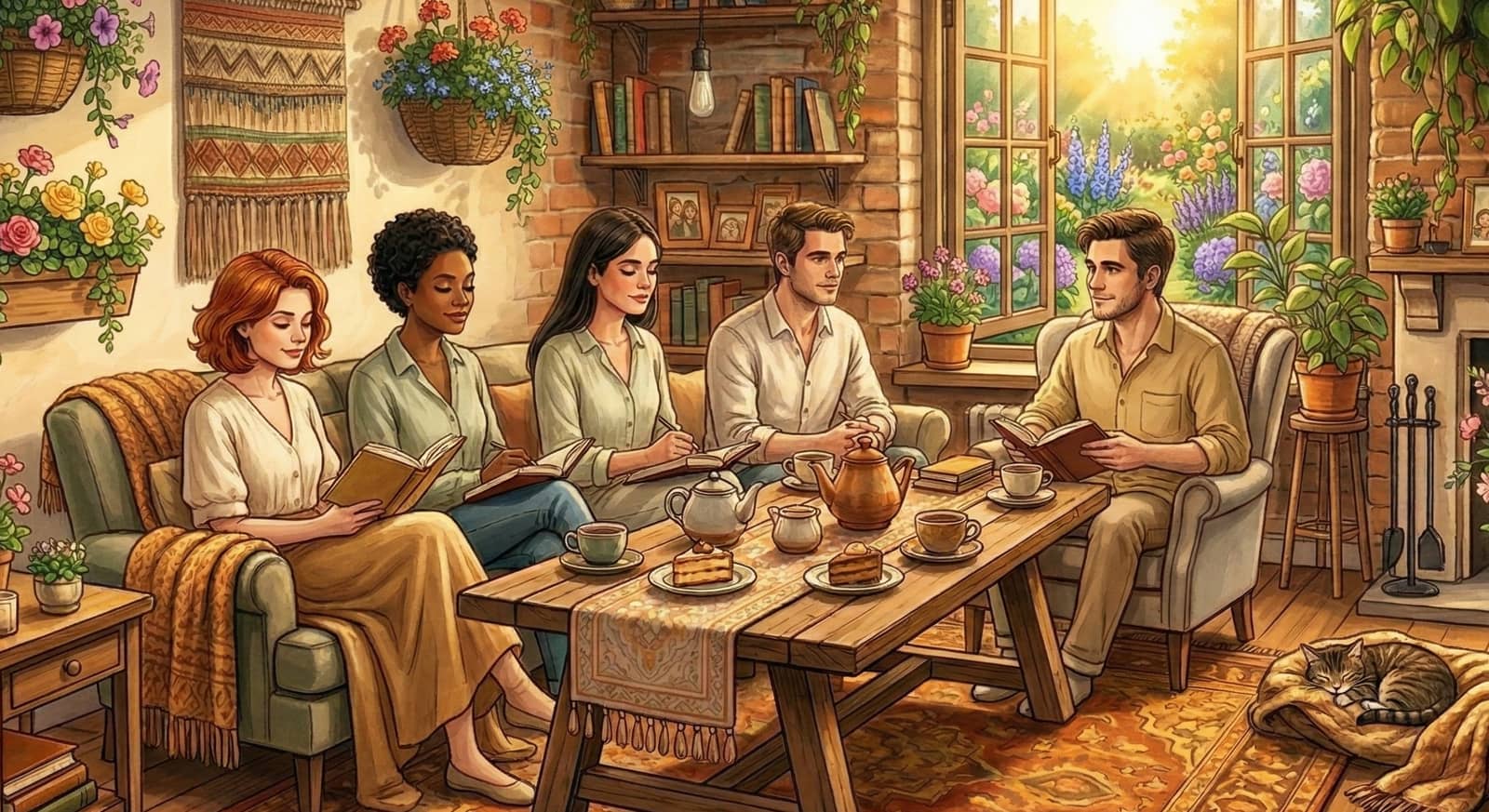 📚 15 Pages Book Club — Short Story Morning