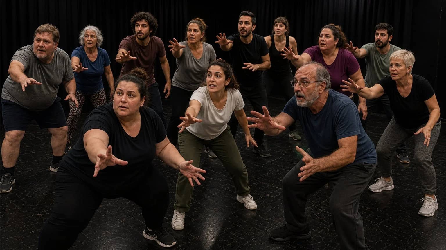 Clase de teatro GRATIS para adultos en Madrid / Nivel iniciación