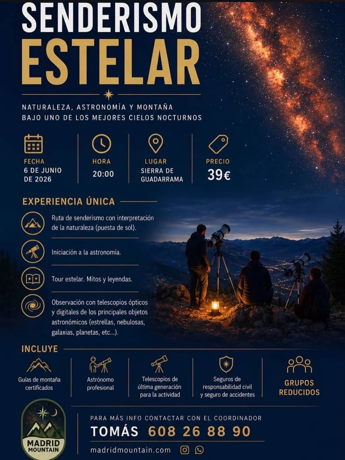 🌠 Perseids in Guadarrama (All ages welcome, even pet friendly)