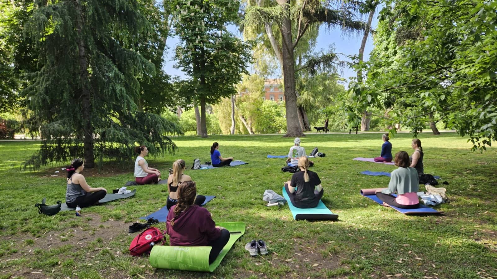 Yin Yoga in Retiro Park Madrid (English) 18:40h