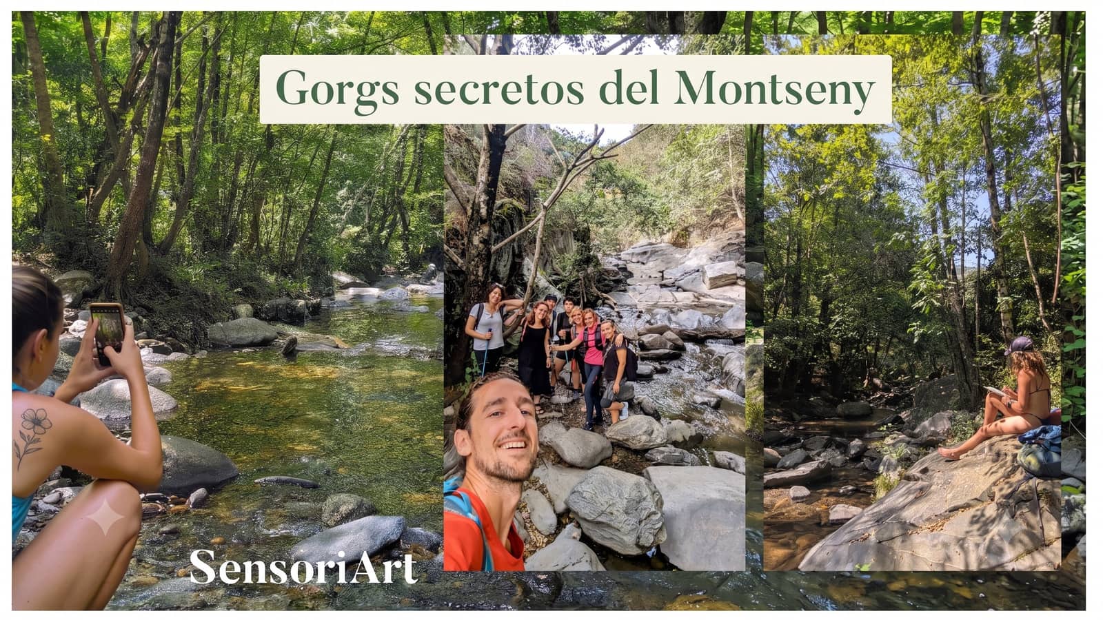 📸🎨💦Senderismo artístico en la riera secreta y gorgs del Montseny 👀