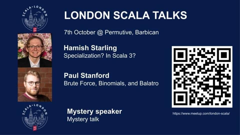 Scala Talks: Specialization In Scala 3 & Binomials and Balatro