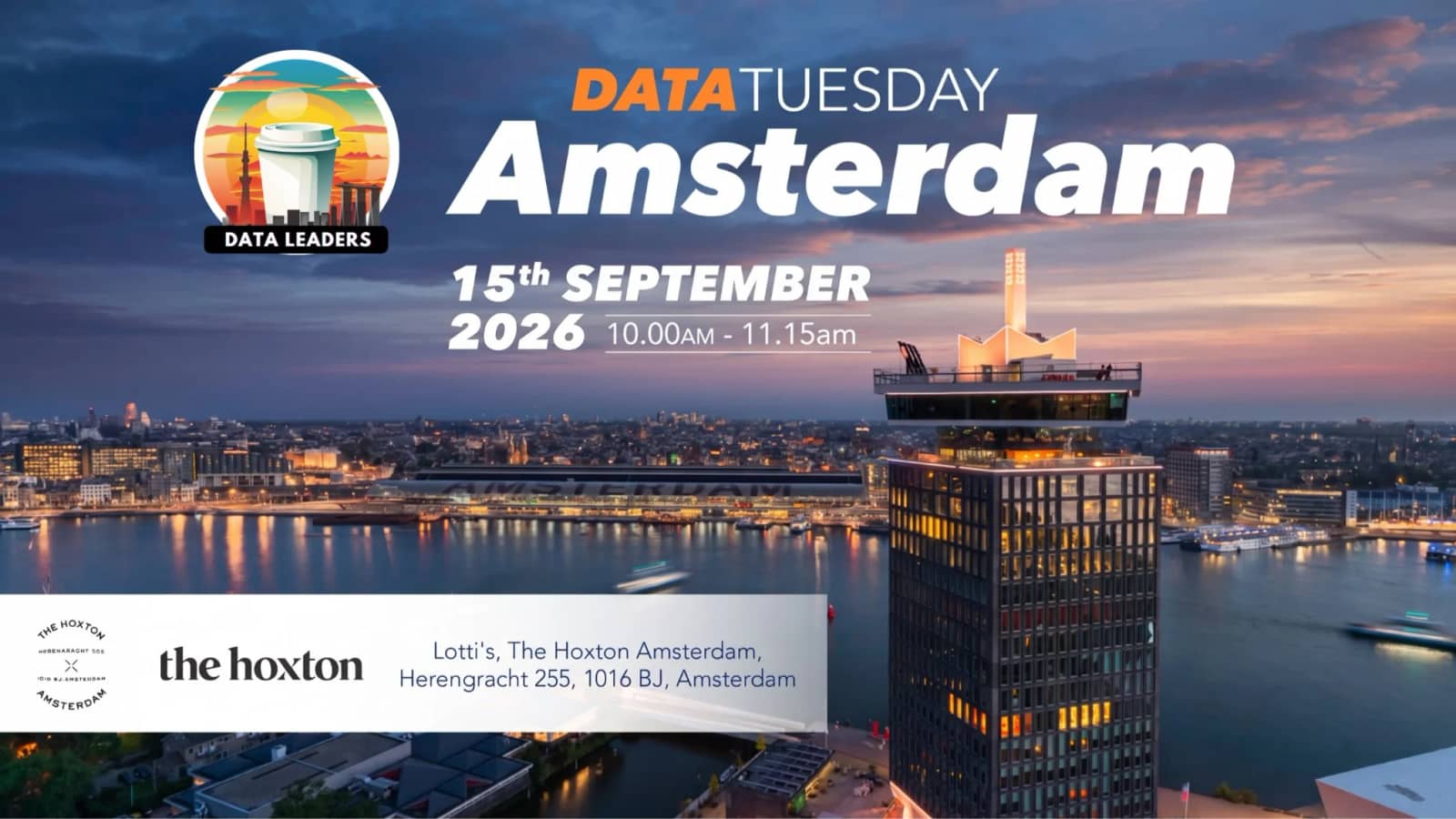 Data Leaders Amsterdam #3 - Tech × Research × Industry (Tokyo & Singapore Collab)