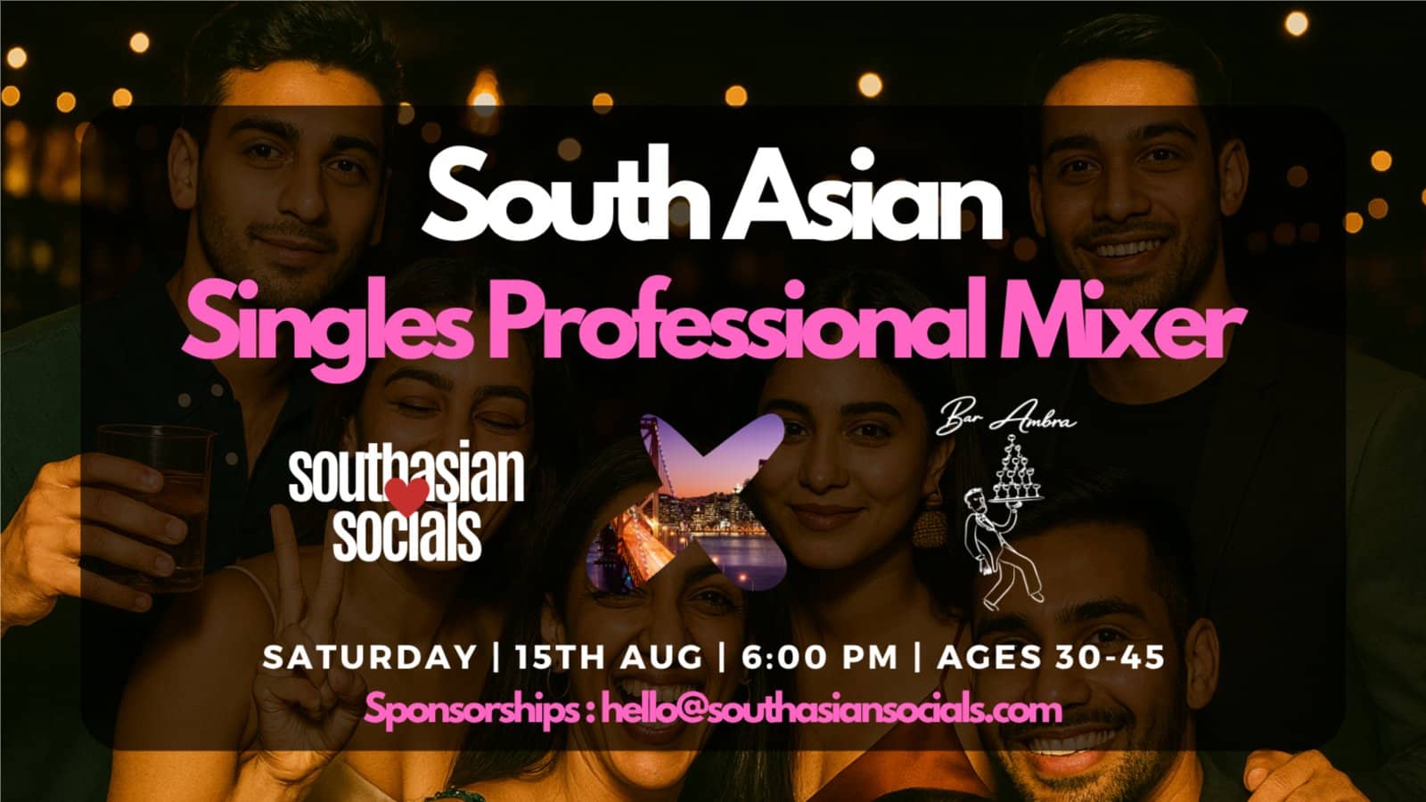 South Asian Singles Mixer | Healthcare, Tech & Finance Professionals
