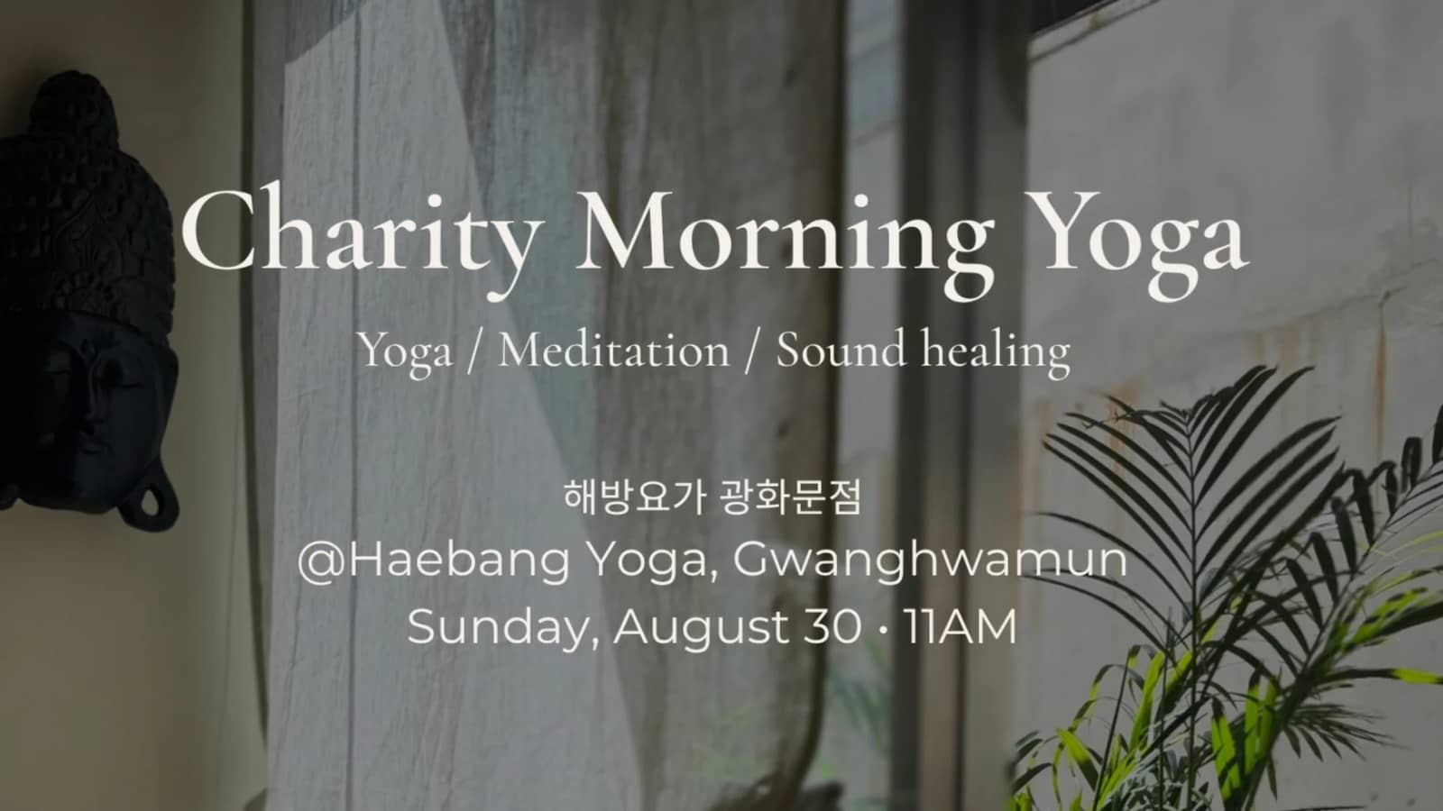 Charity Morning Yoga
