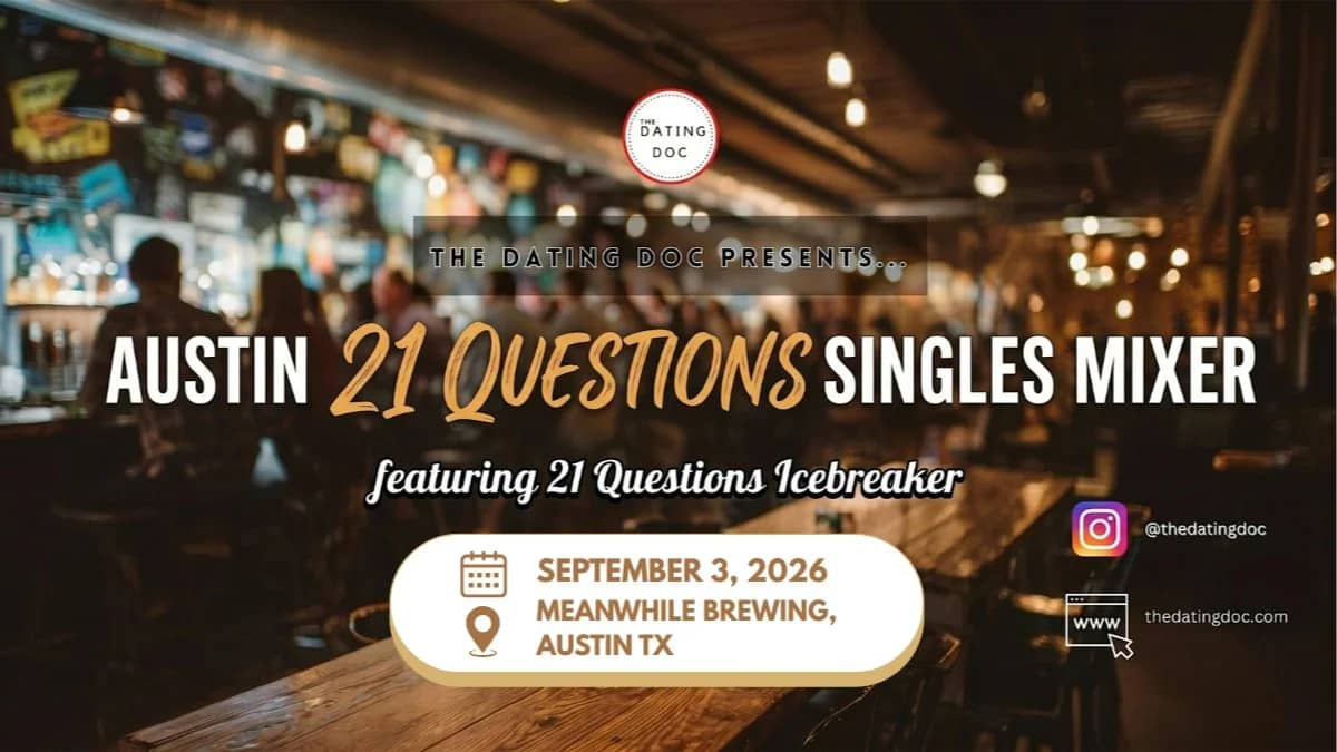 Austin 21 Questions Singles Mixer (Ages: 20s–30s)