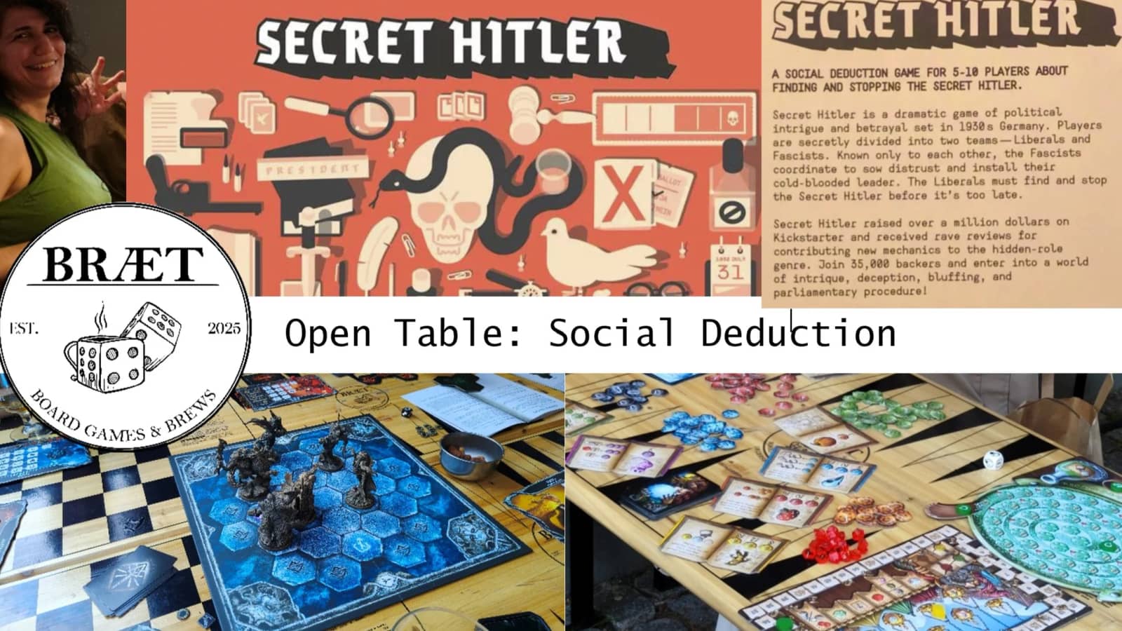 BRÆT Open Table & Game Testing