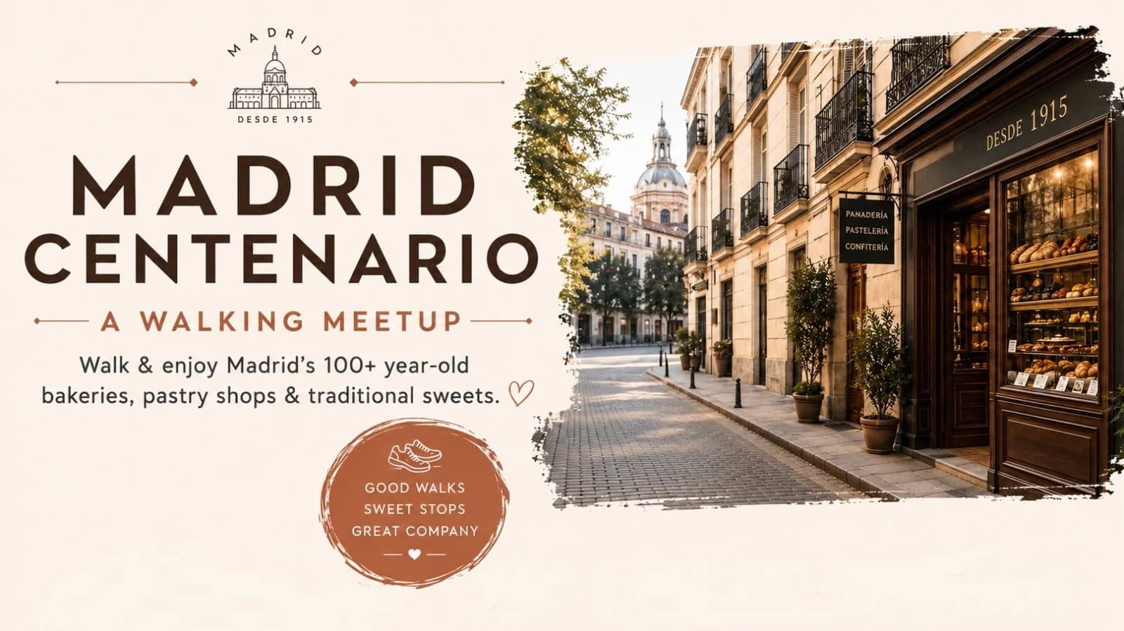 Madrid Centenario: walk and enjoy old bakeries and pastry shops