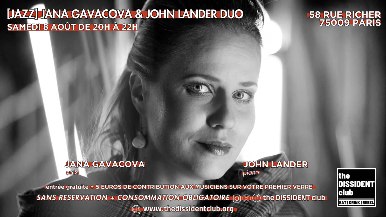 [JAZZ] Jana Gavacova & John Lander Duo