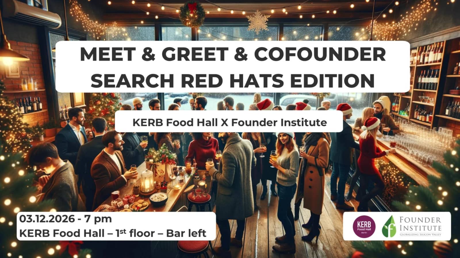 Founder Meet&Greet & Cofounder Search: Red Hats Edition!