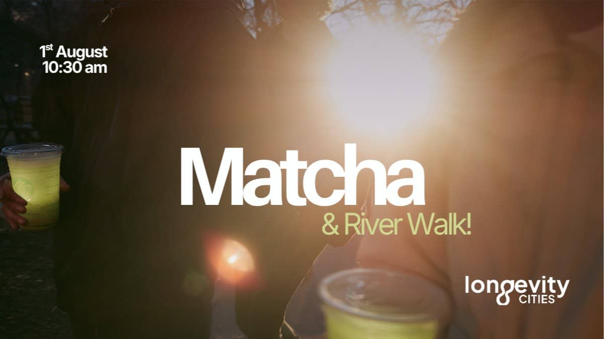 Matcha & River Walk!