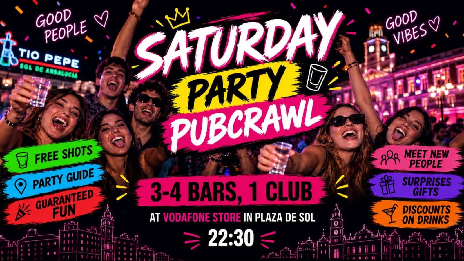 SATURDAY International Meeting & Party PubCrawl