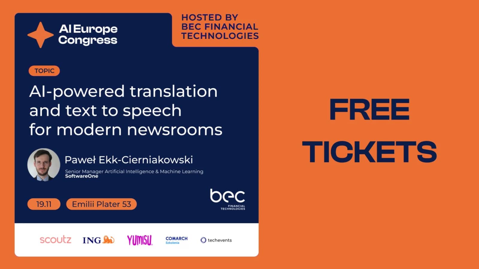 AI-powered translation and text to speech for modern newsrooms 🔔