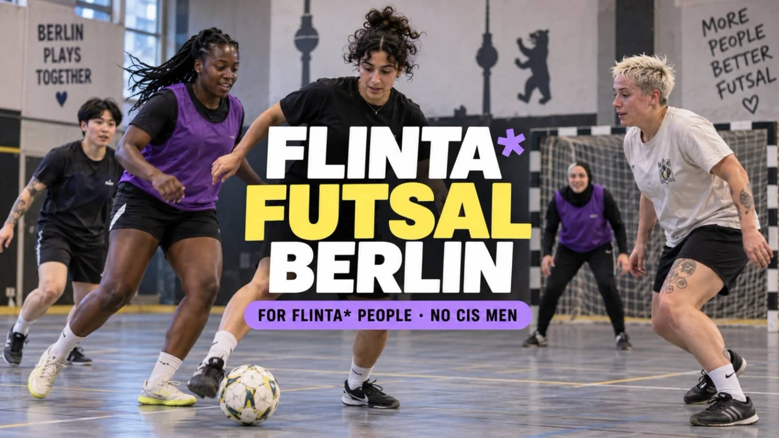 Game of 5v5 FLINTA* Indoor Football