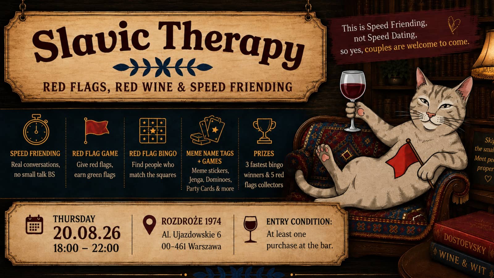 Slavic Therapy | Warsaw Speed Friending