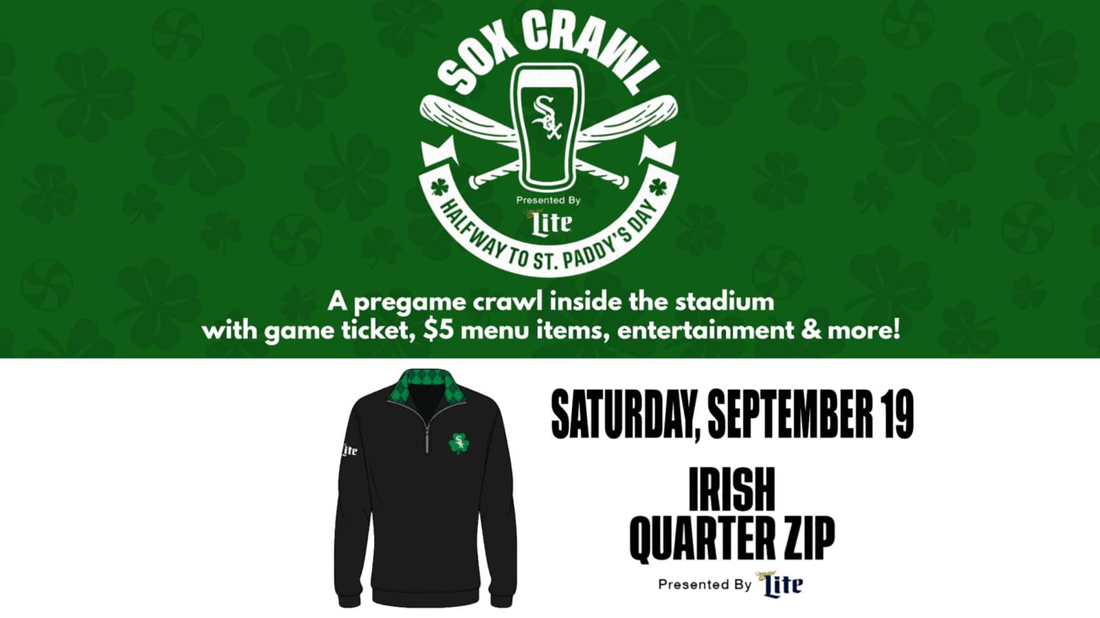 Sox Crawl Halfway to St. Paddy's Day