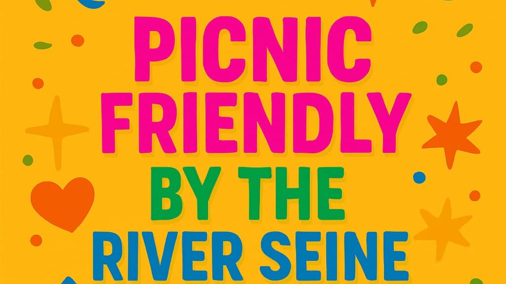 💥 MONDAY Friendly sunny picnic By the seine river read the full description