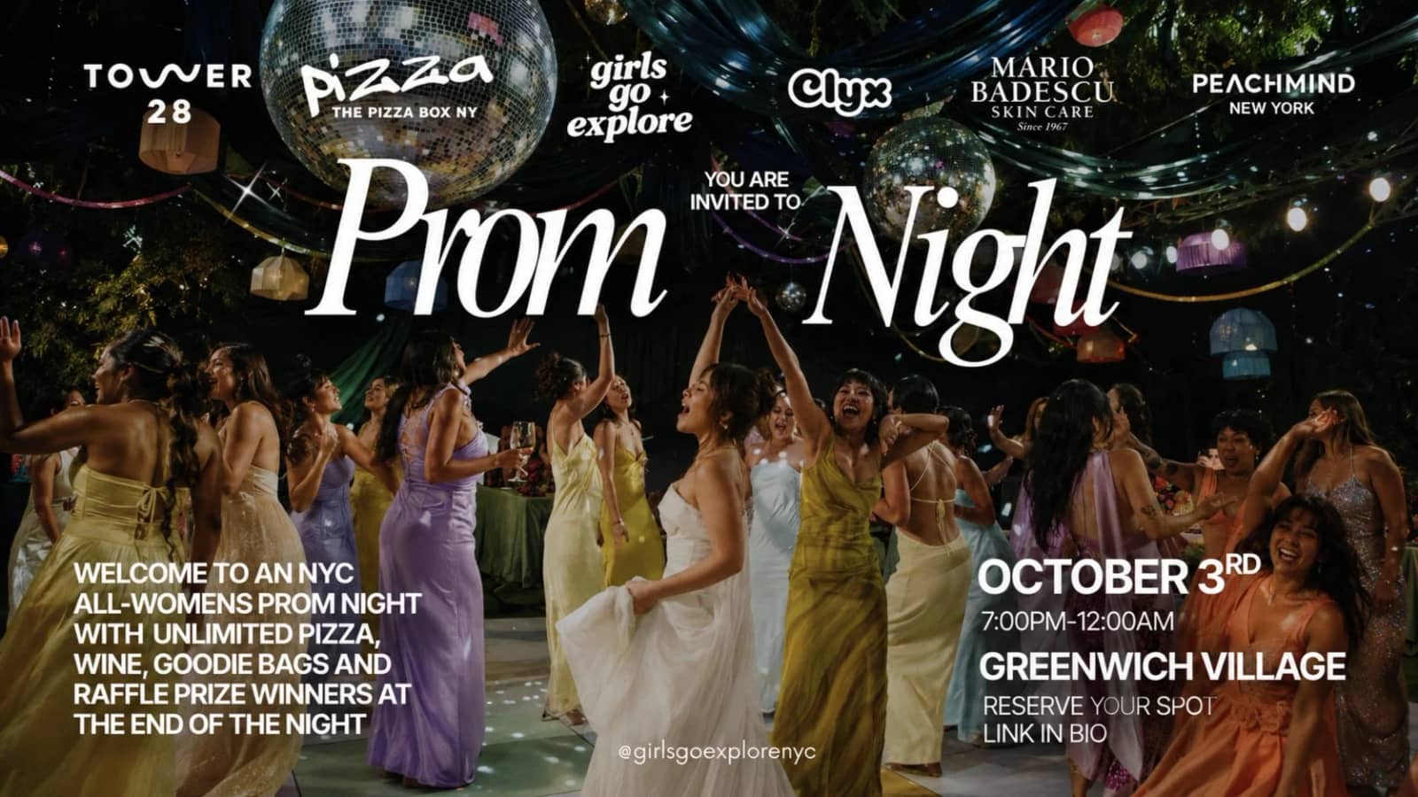 π GIRL'S PROM NIGHT @ GREENWICH π―ββοΈ π