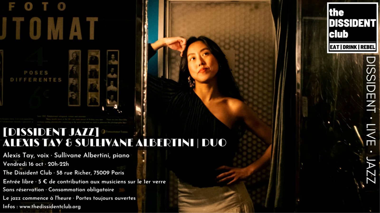 [DISSIDENT JAZZ] Alexis Tay & Sullivane Albertini | Duo