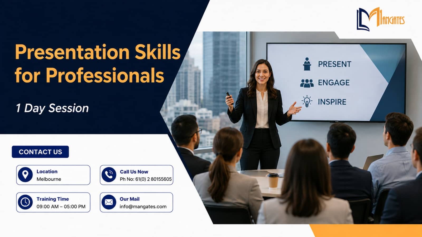Presentataion Skills for Professionals - 1 Day Session in Melbourne