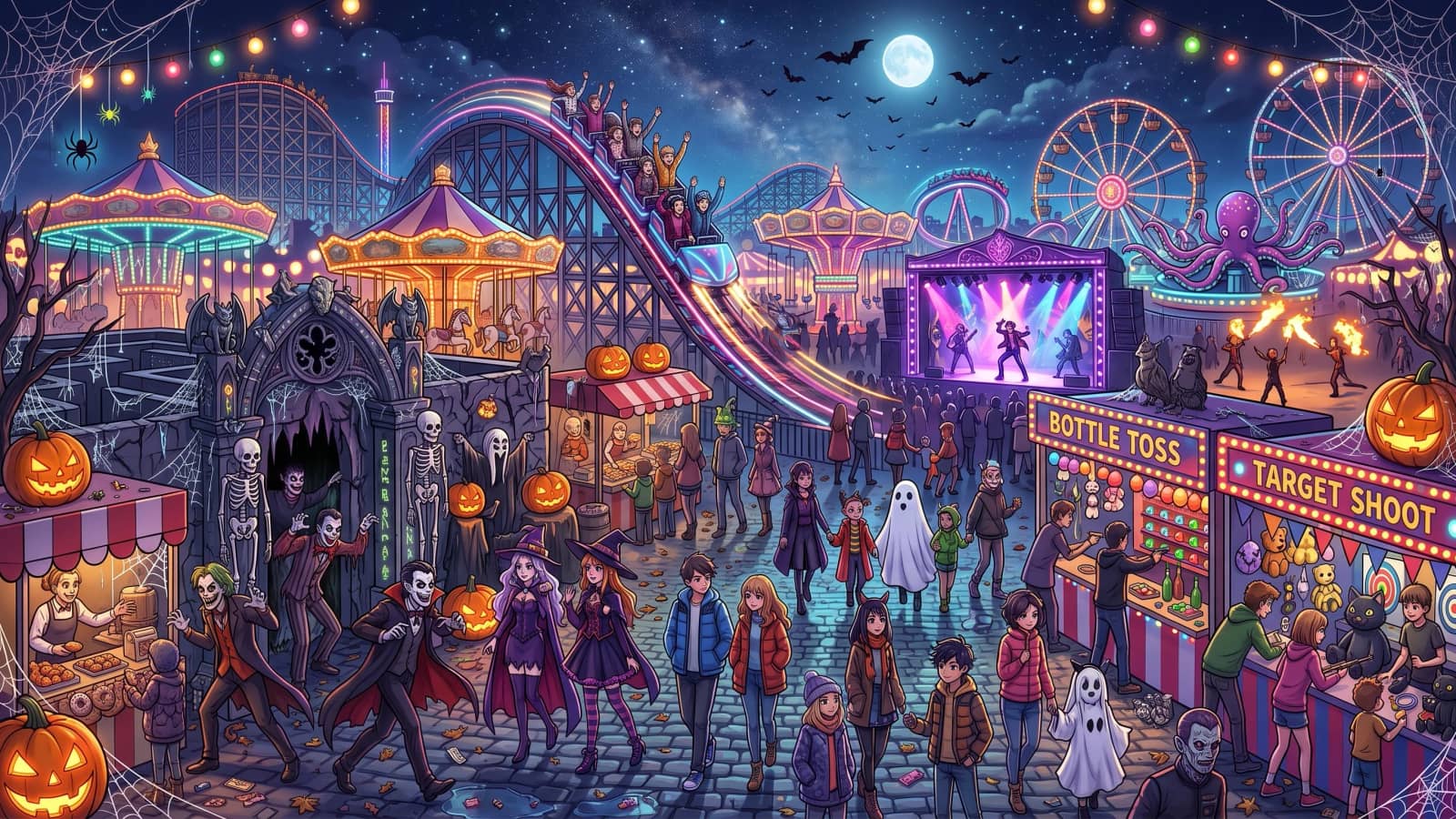 Luna Dark Halloween Night at Luna Park St Kilda