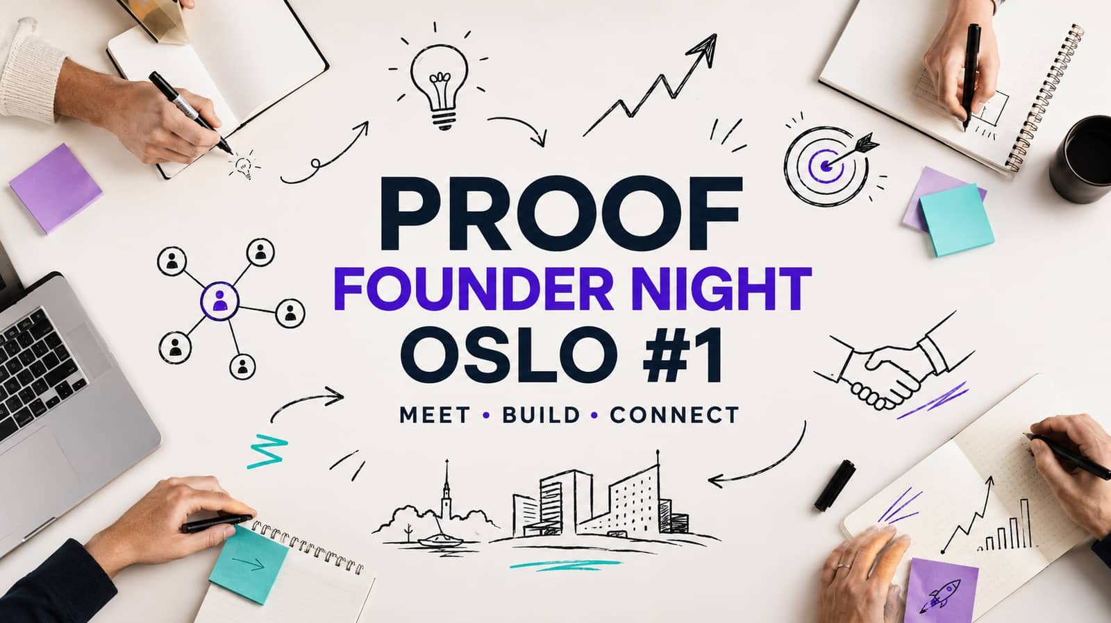 PROOF Founder Night Oslo #1 – Networking & Special Guest