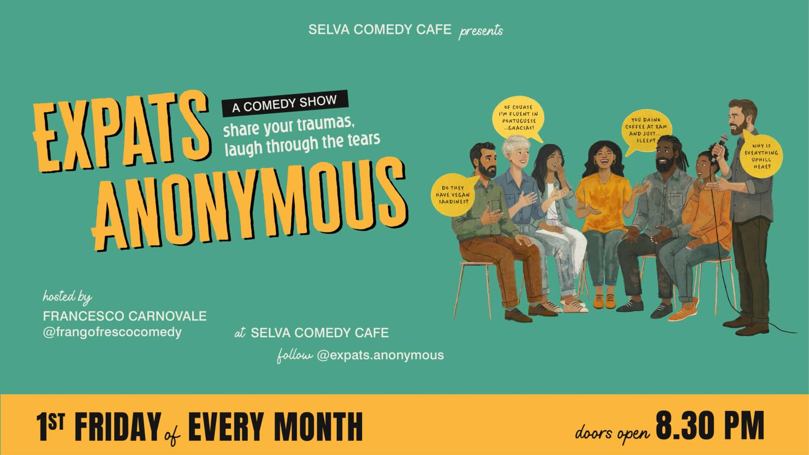 Expats Anonymous - Comedy Night About Life Abroad (In English)