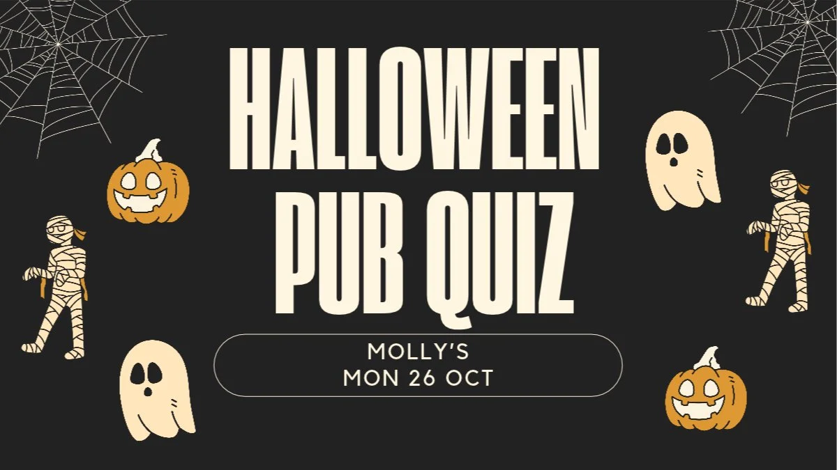 Trivia and Chills: A Halloween special @ Molly's with Guillaume-tine ☠️